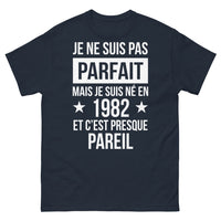 Thumbnail for T-shirt années 80 marine - né en 1982