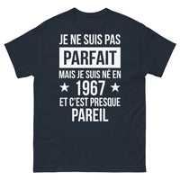 Thumbnail for T-shirt Nostalgie 1967 marine - Né en 1967 — presque parfait
