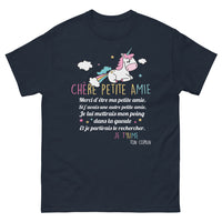 Thumbnail for T-shirt Amoureux marine - humour romantique