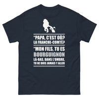 Thumbnail for T-shirt Bourguignon marine - Mon fils, tu es Bourguignon !
