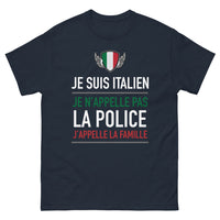 Thumbnail for T-shirt Italie marine - fierté italienne
