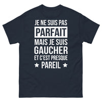Thumbnail for T-shirt Gaucher marine - je suis gaucher, presque pareil
