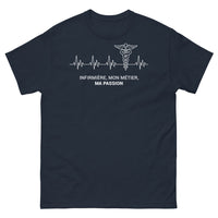 Thumbnail for T-shirt infirmière marine - mon métier, ma passion
