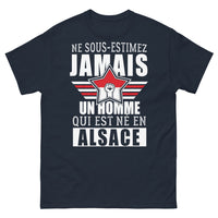Thumbnail for T-shirt Alsace bleu marine - clin d'œil et fierté régionale
