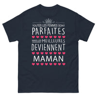 Thumbnail for T-shirt Maman marine - toutes les femmes sont parfaites