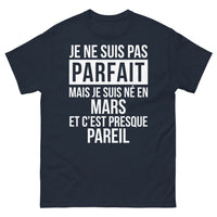 Thumbnail for T-shirt Mars marine - Né en Mars, presque parfait