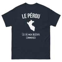 Thumbnail for T-shirt péruvien marine - Là où mon histoire commence