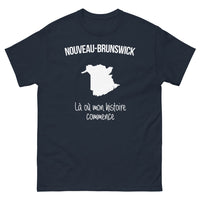 Thumbnail for T-shirt Nouveau-Brunswick marine - racines et fierté