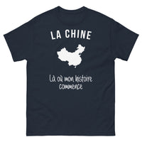 Thumbnail for T-shirt Chine marine - La Chine, mon héritage