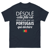 Thumbnail for T-shirt Portugais marine - humour lusitanien