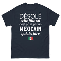 Thumbnail for T-shirt Mexicain marine - déclaration d'amour audacieuse et fière