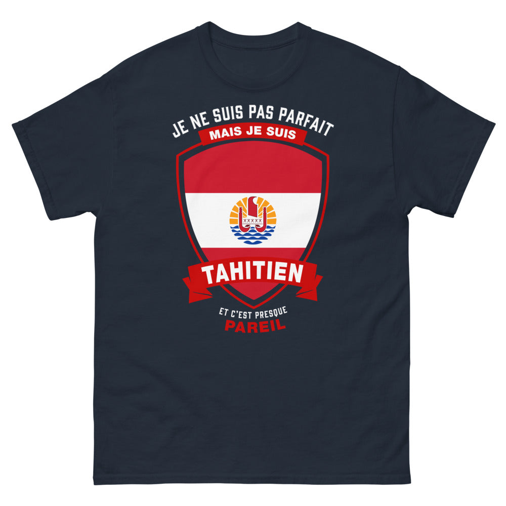 T-shirt Tahiti marine - presque pareil