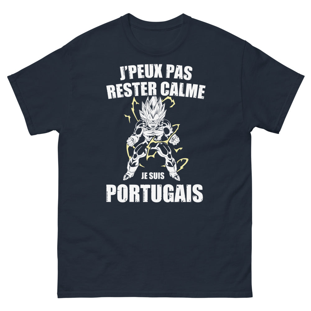 T-shirt - Je ne peux pas rester calme, je suis Portugais