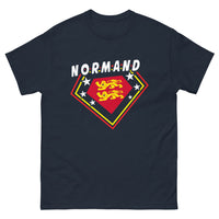 Thumbnail for T-shirt Normandie marine - fier de ses racines sombres