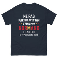 Thumbnail for T-shirt Normandie marine - j'aime mon normand