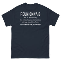 Thumbnail for T-shirt Réunionnais marine - magicien de la perfection