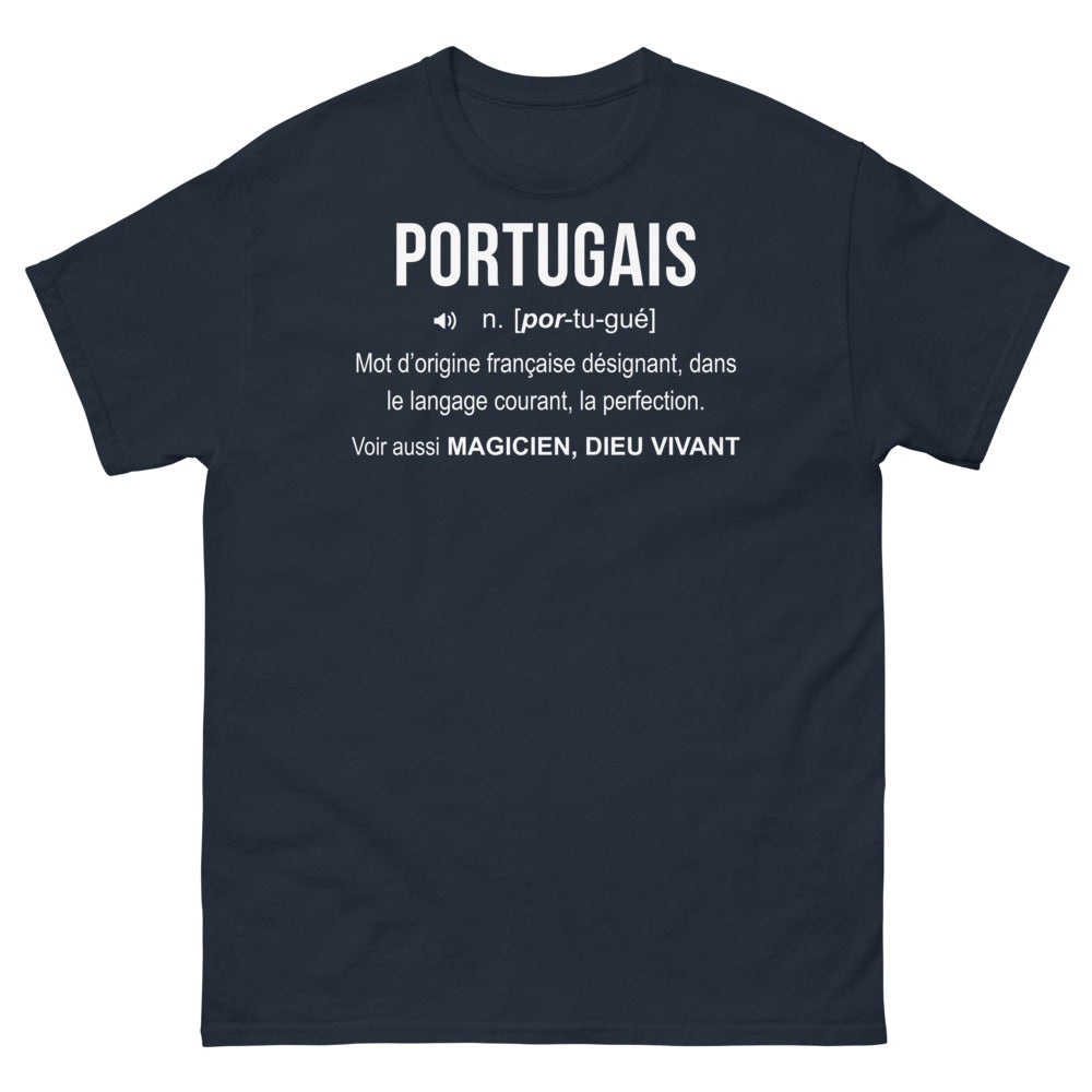 T-shirt Portugais marine - Maître du Sublime