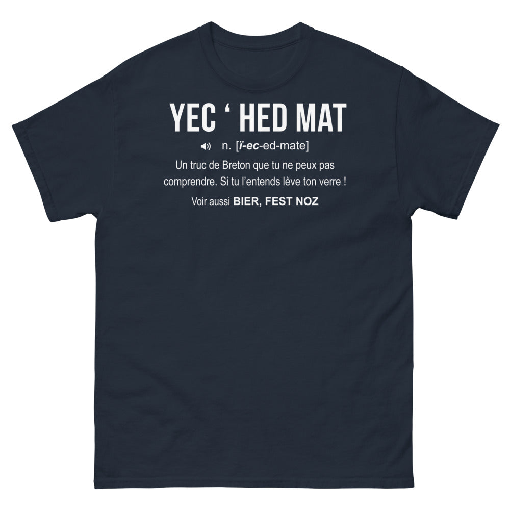 T-shirt breton marine - Yec'hed Mat - À vos pintes