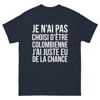 Thumbnail for T-shirt colombienne marine - humour et fierté colombienne