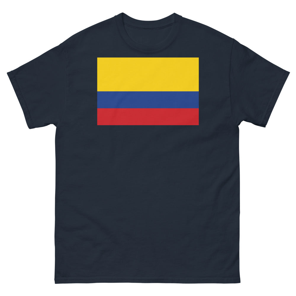 T-shirt Bandera de Colombia marine - symbole national
