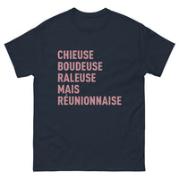Thumbnail for T-shirt Réunionnaise marine - Chieuse Boudeuse Râleuse