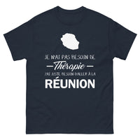 Thumbnail for T-shirt La Réunion marine - J'ai juste besoin d'aller à La Réunion