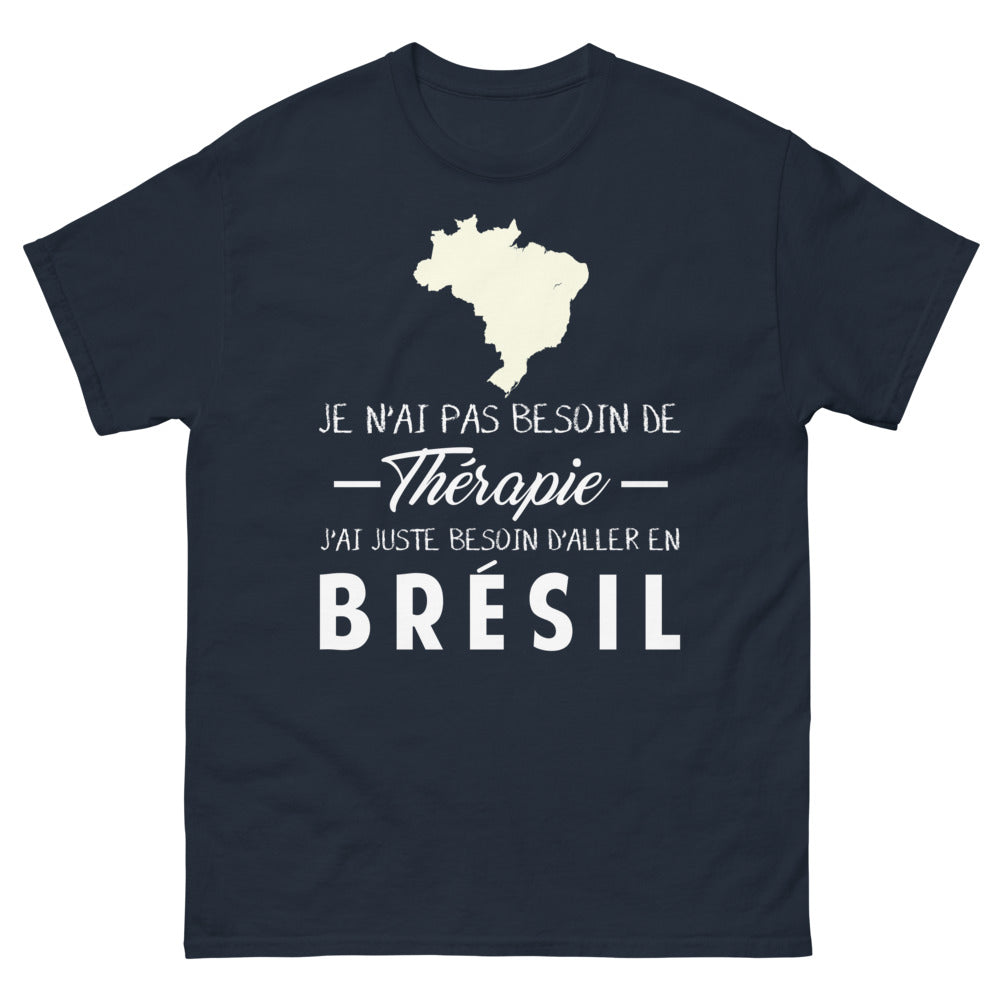 T-shirt Brésil marine - humour et samba