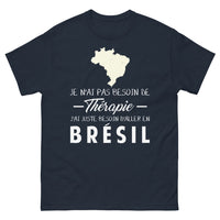Thumbnail for T-shirt Brésil marine - humour et samba