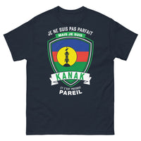 Thumbnail for T-shirt Kanak marine - fierté et humour