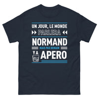 Thumbnail for T-shirt Normand marine - Un jour le monde parlera Normand