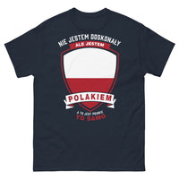 Thumbnail for T-shirt polonais marine - héritage et humour
