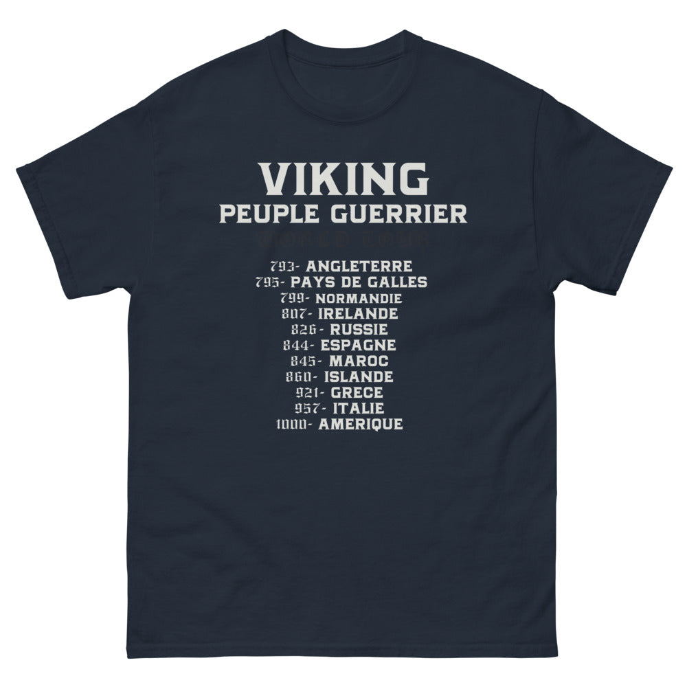 T-shirt Viking marine - Peuple guerrier