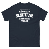Thumbnail for T-shirt Réunion marine - rhum drinking team humour réunionnais