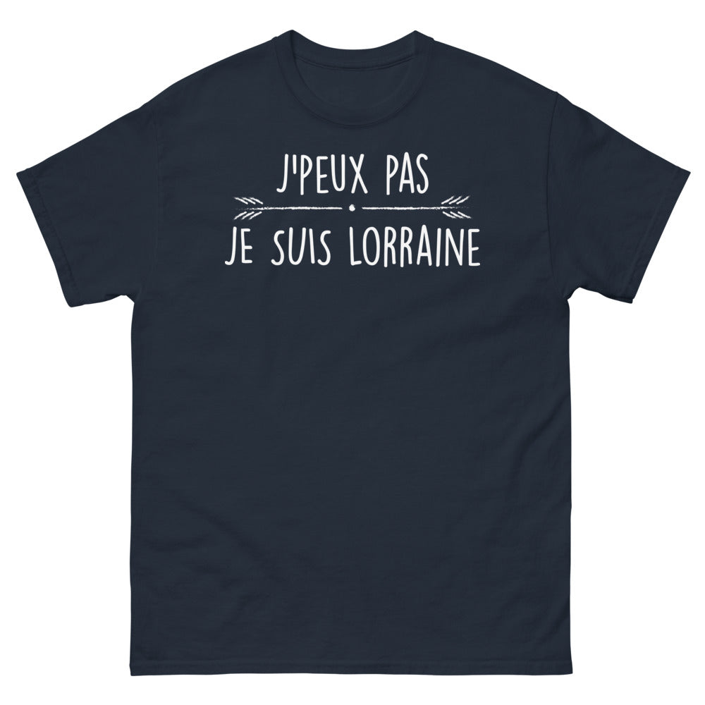 T-shirt Lorraine marine - Lorraine, je peux pas