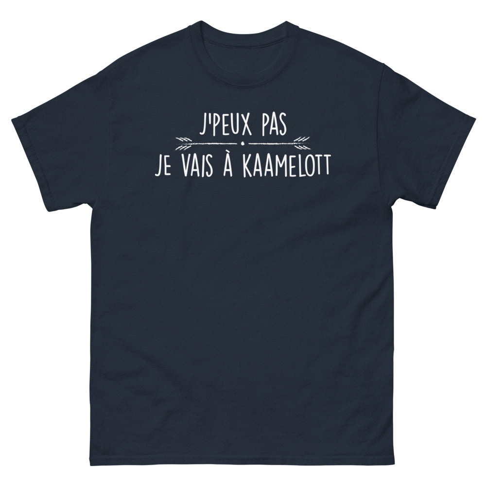 T-shirt Kaamelott marine – Je peux pas, j'ai Kaamelott