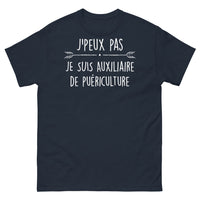 Thumbnail for T-shirt auxiliaire de puériculture marine - Je peux pas