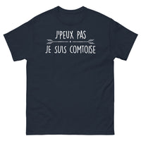 Thumbnail for T-shirt Comtoise marine - je ne peux pas, je suis Comtoise