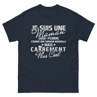 Thumbnail for T-shirt Maman sage-femme marine - maman sage-femme, carrément plus cool