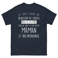 Thumbnail for T-shirt Aveyron marine - Fière d'être maman et Aveyronnaise