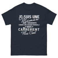 Thumbnail for T-shirt maman aide-soignante marine - carrément plus cool