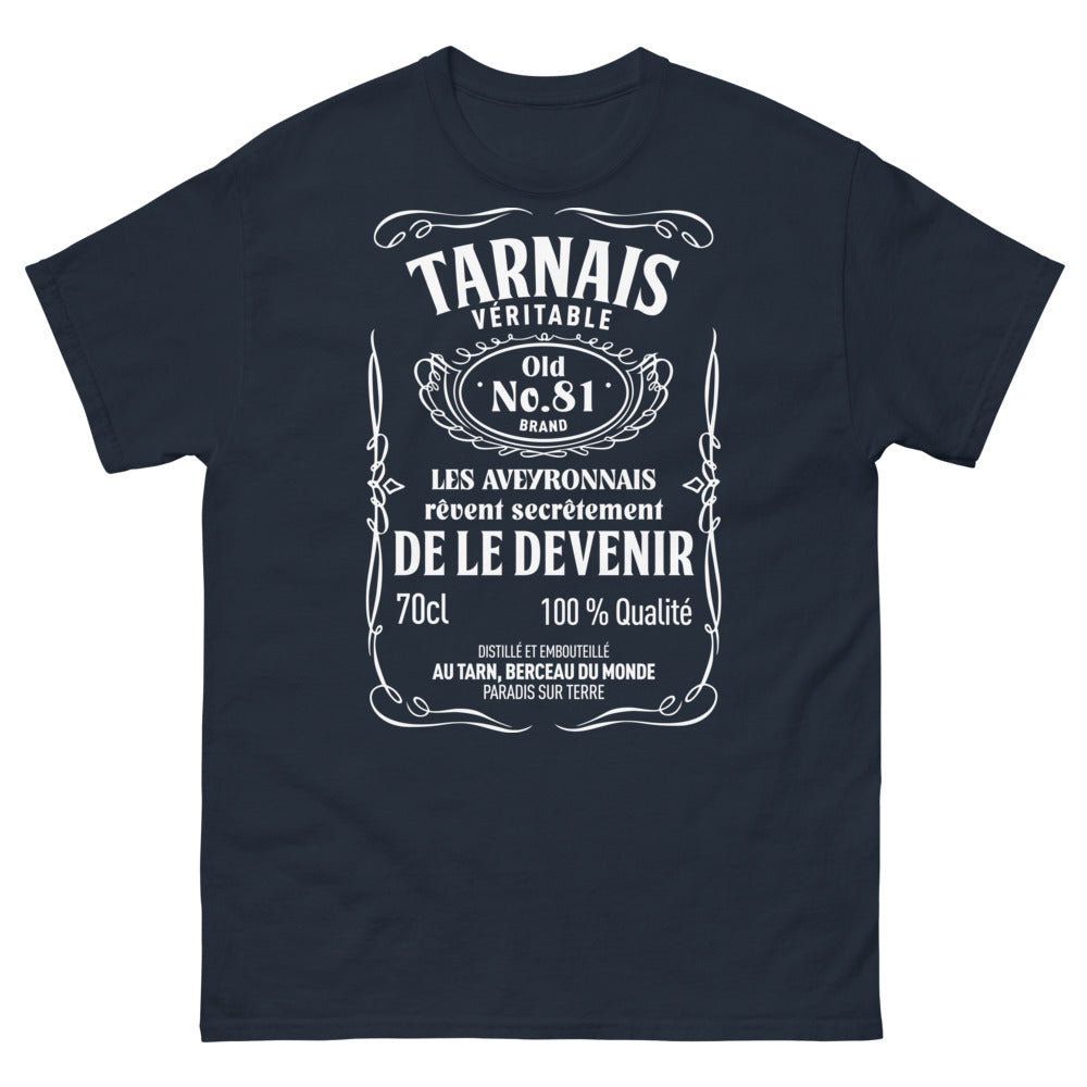T-shirt tarnais marine - esprit aveyronnais secret