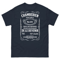 Thumbnail for T-shirt Chambérien marine - légende savoyarde, humour chaleureux