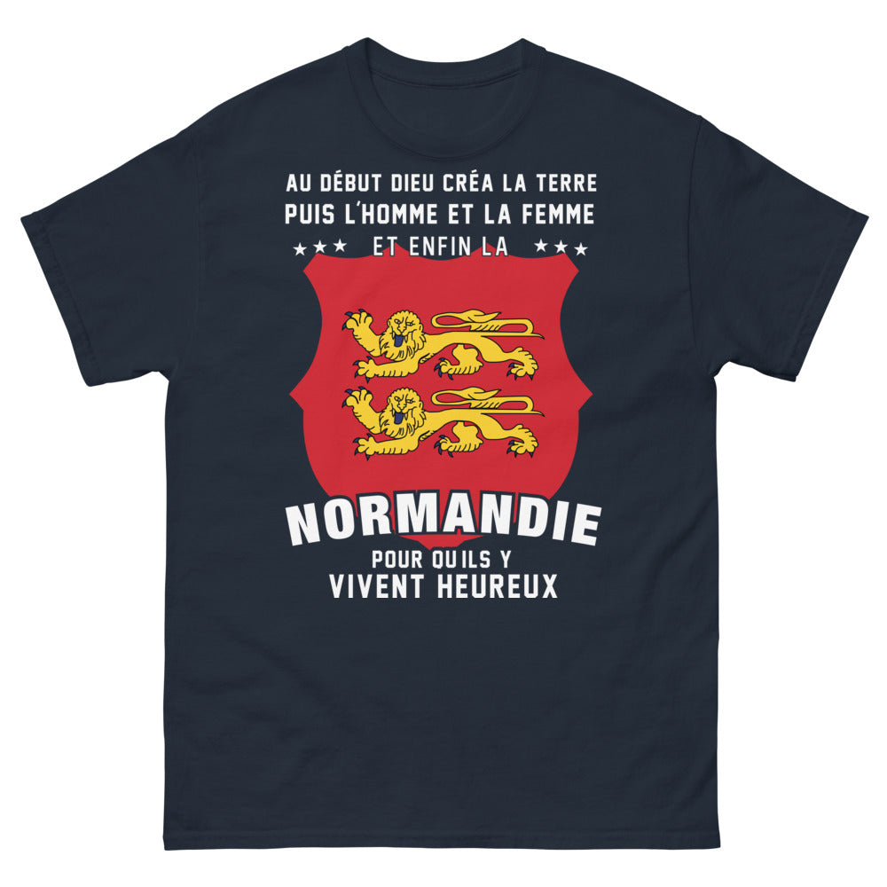 T-shirt Normandie marine - humour normand