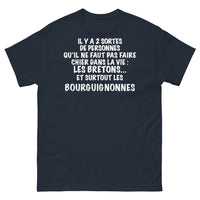 Thumbnail for T-shirt Breton et Bourguignon marine - les Bretons et surtout les Bourguignonnes