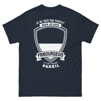 Thumbnail for T-shirt Fribourgeois marine face - je ne suis pas parfait