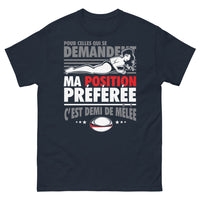 Thumbnail for T-shirt France marine - Ma position préférée
