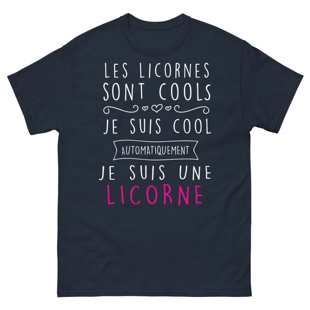 T-shirt Licorne marine - magie intérieure