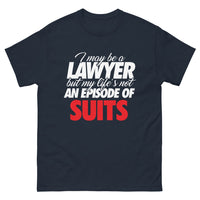 Thumbnail for T-shirt avocats marine - Vie réelle du cabinet