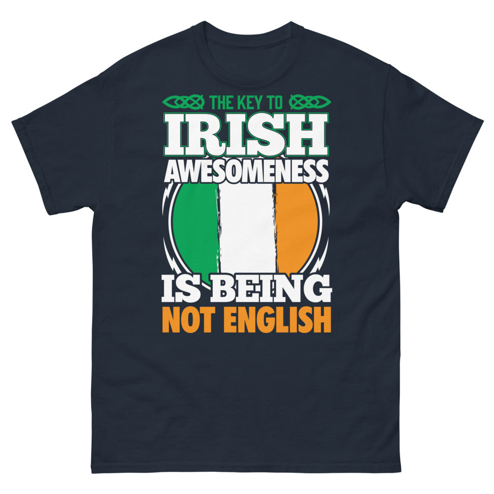 T-shirt Irlande marine - clé de l'awesomeness irlandais