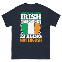 Thumbnail for T-shirt Irlande marine - clé de l'awesomeness irlandais